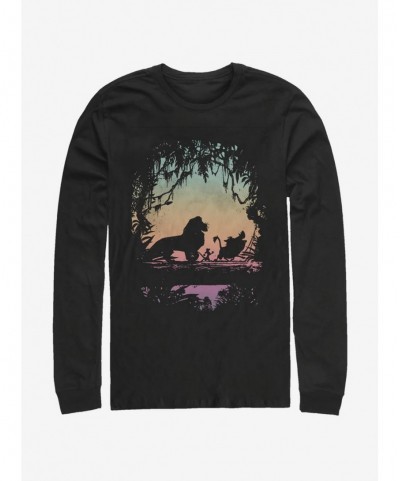 Flash Deal Disney The Lion King Eastern Trail Long-Sleeve T-Shirt $8.16 T-Shirts