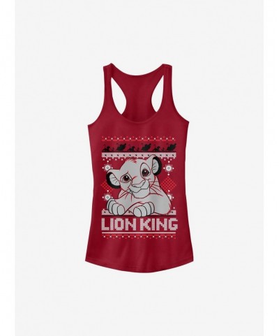 Low Price Disney The Lion King Simba Holiday Girls Tank $9.16 Tanks