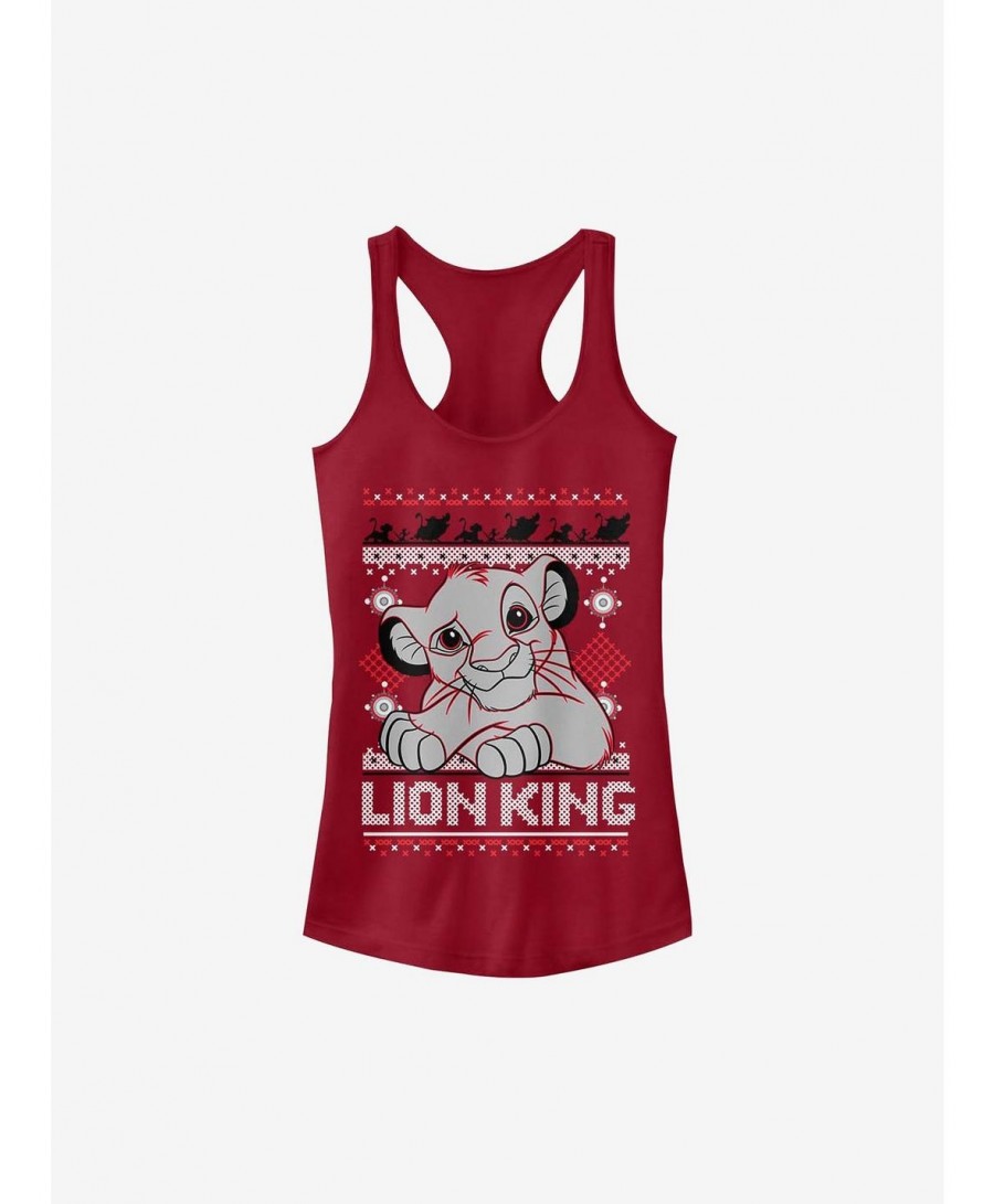 Low Price Disney The Lion King Simba Holiday Girls Tank $9.16 Tanks