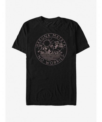 Hot Selling Disney The Lion King Hakuna Line T-Shirt $7.84 T-Shirts