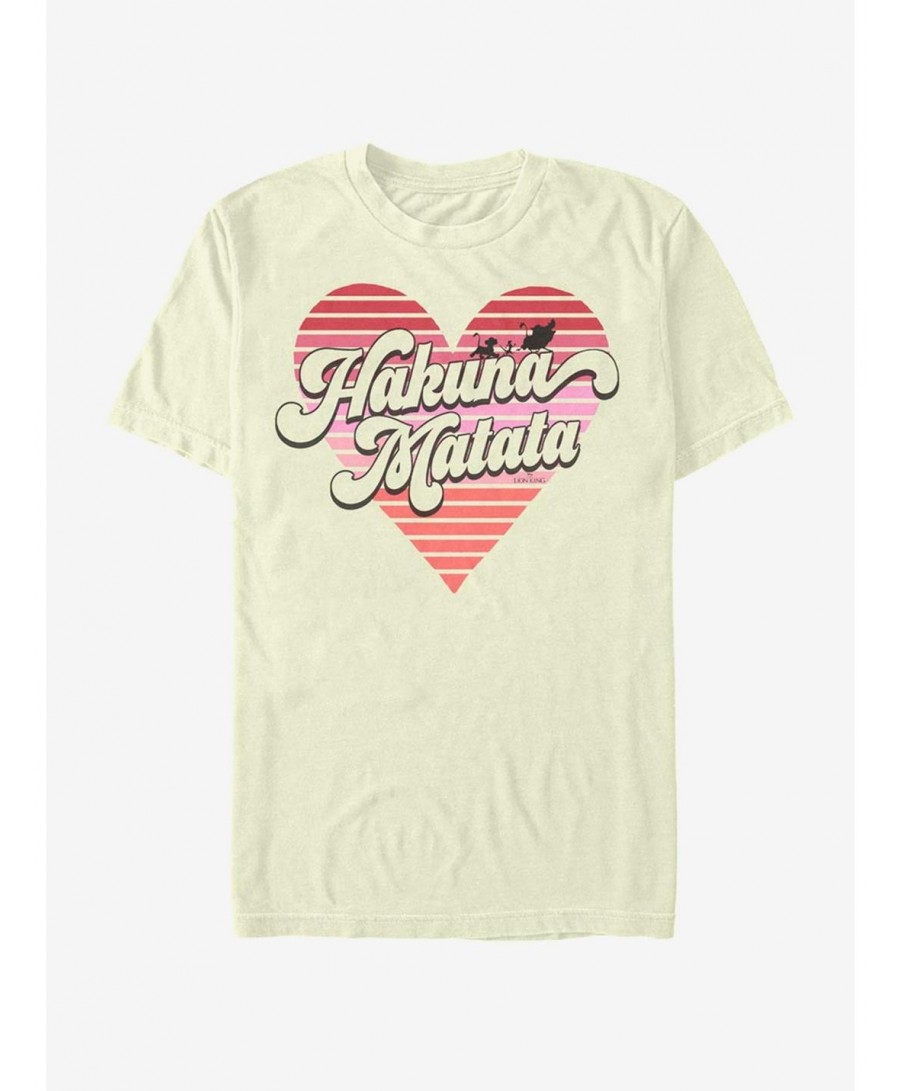 Sale Item Disney The Lion King Hakuna Heart T-Shirt $5.93 T-Shirts