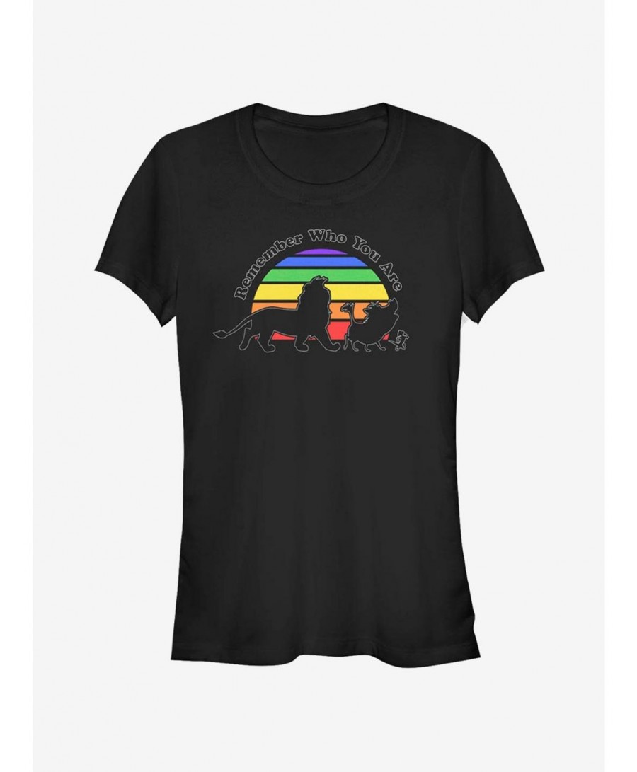 Pre-sale Discount Disney The Lion King Remember Rainbow Girls T-Shirt $8.17 T-Shirts