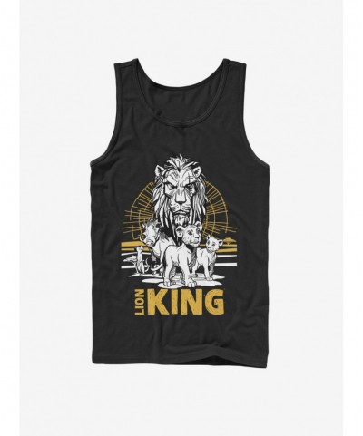 Flash Deal Disney The Lion King 2019 Lion King Group Tank $8.96 Tanks