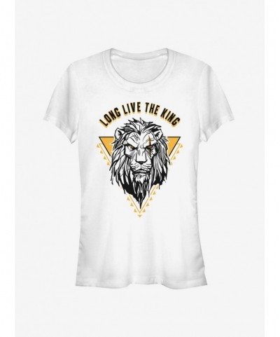 New Arrival Disney The Lion King 2019 Long Live The King Scar Girls T-Shirt $8.17 T-Shirts