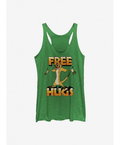 Premium Disney The Lion King Timon Hugs Girls Tank $7.67 Tanks