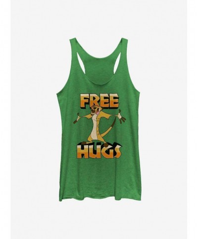 Premium Disney The Lion King Timon Hugs Girls Tank $7.67 Tanks