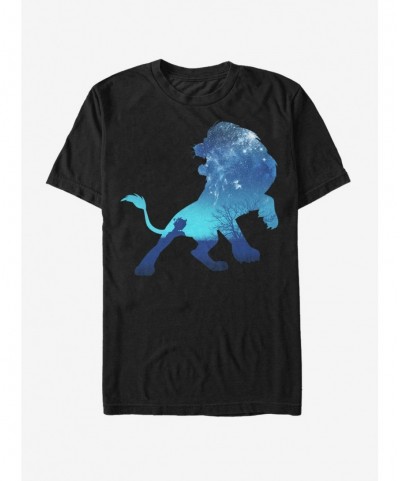 Clearance Lion King Simba Sky Silhouette T-Shirt $5.93 T-Shirts