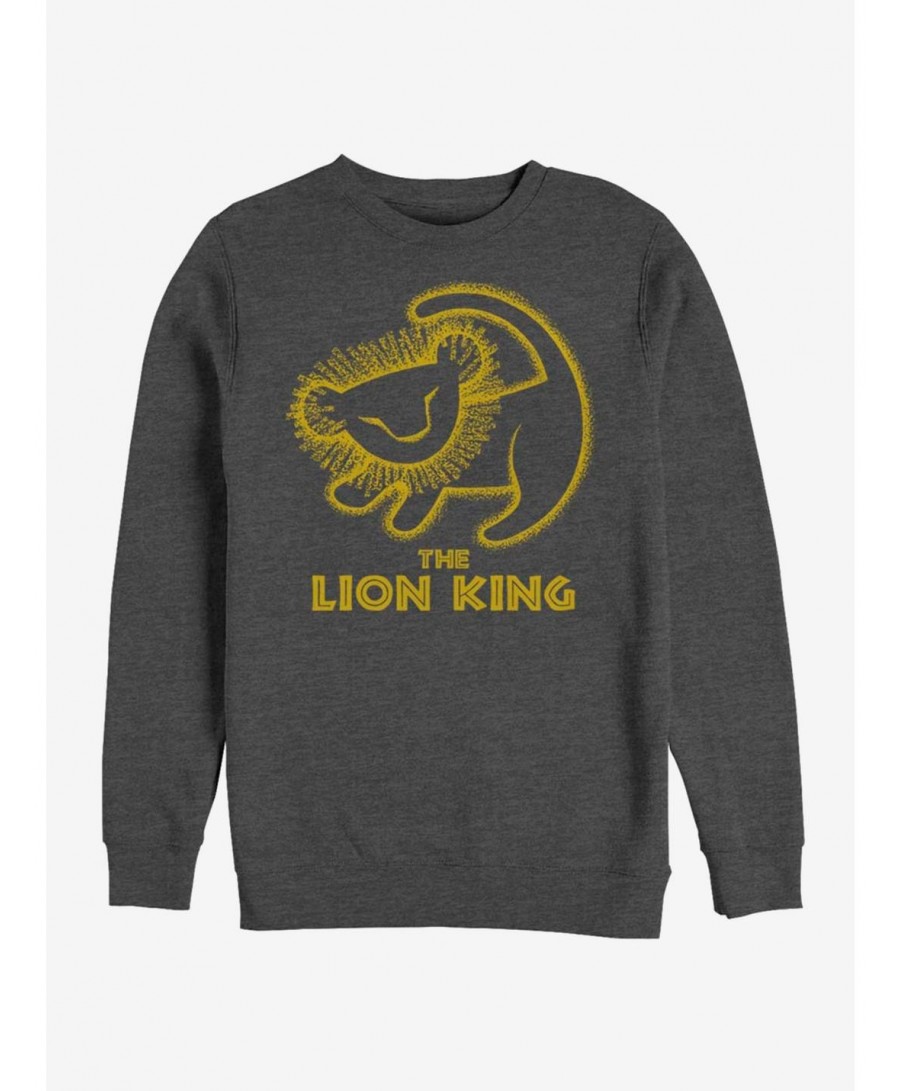 Sale Item Disney The Lion King Stamp Sweatshirt $9.15 Sweatshirts