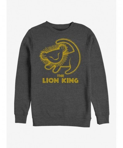 Sale Item Disney The Lion King Stamp Sweatshirt $9.15 Sweatshirts