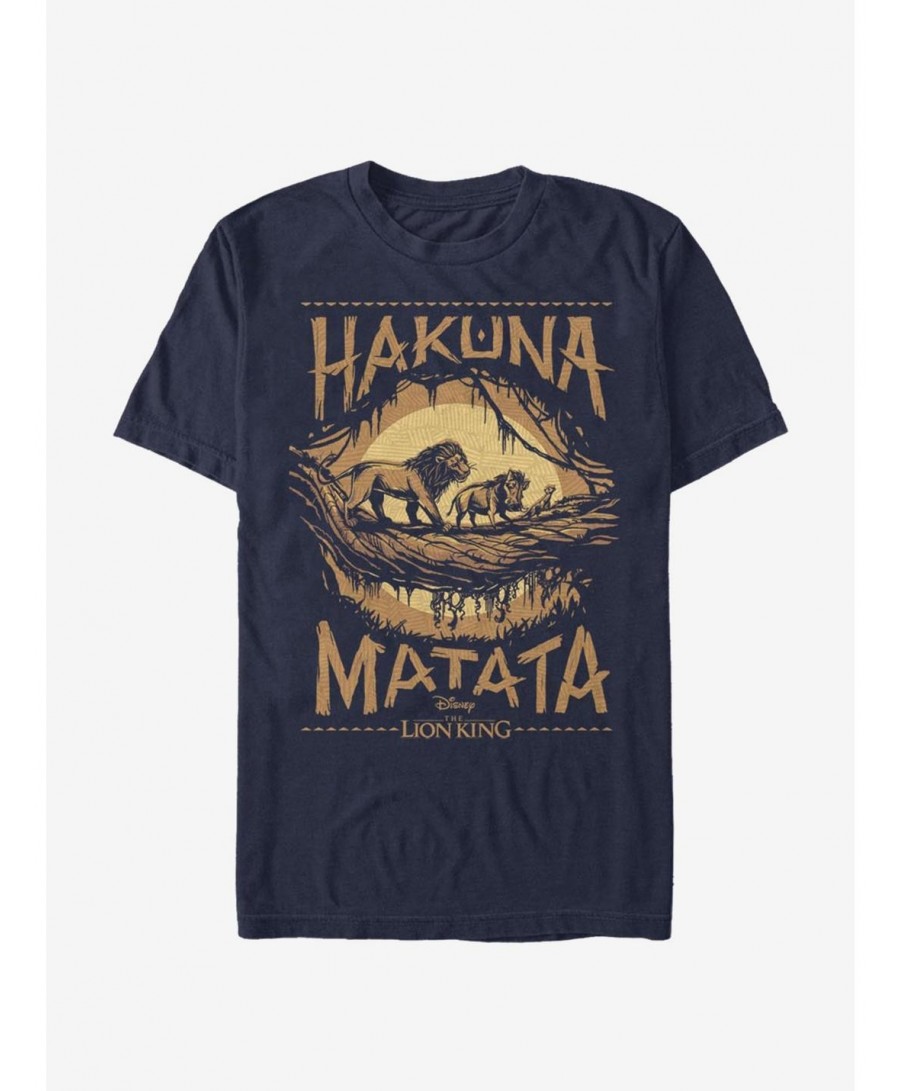 Discount Sale Disney The Lion King 2019 Savannah Poster T-Shirt $5.74 T-Shirts