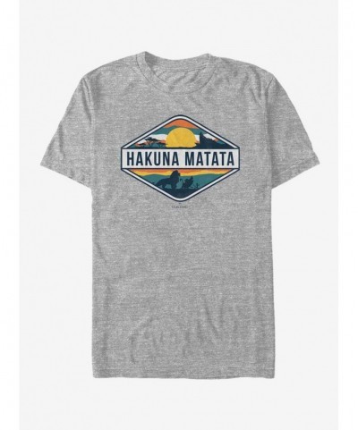 Absolute Discount Disney The Lion King Hakuna Matata Enblem T-Shirt $7.84 T-Shirts