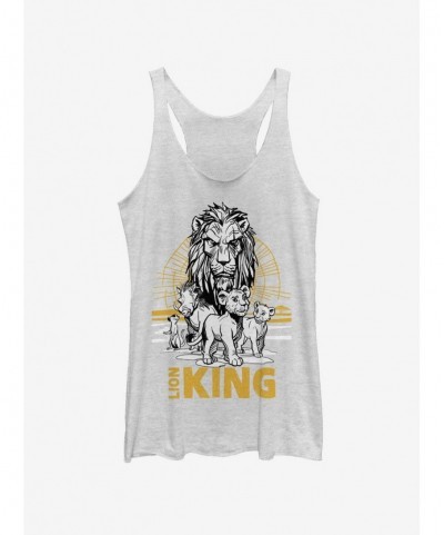 Best Deal Disney The Lion King 2019 Lion King Group Girls Tank $6.63 Tanks