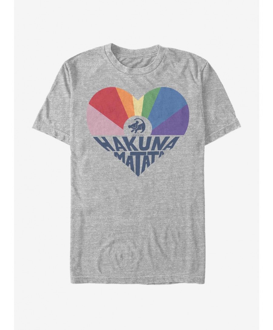 Trendy Disney The Lion King Hakuna Rainbow T-Shirt $9.37 T-Shirts