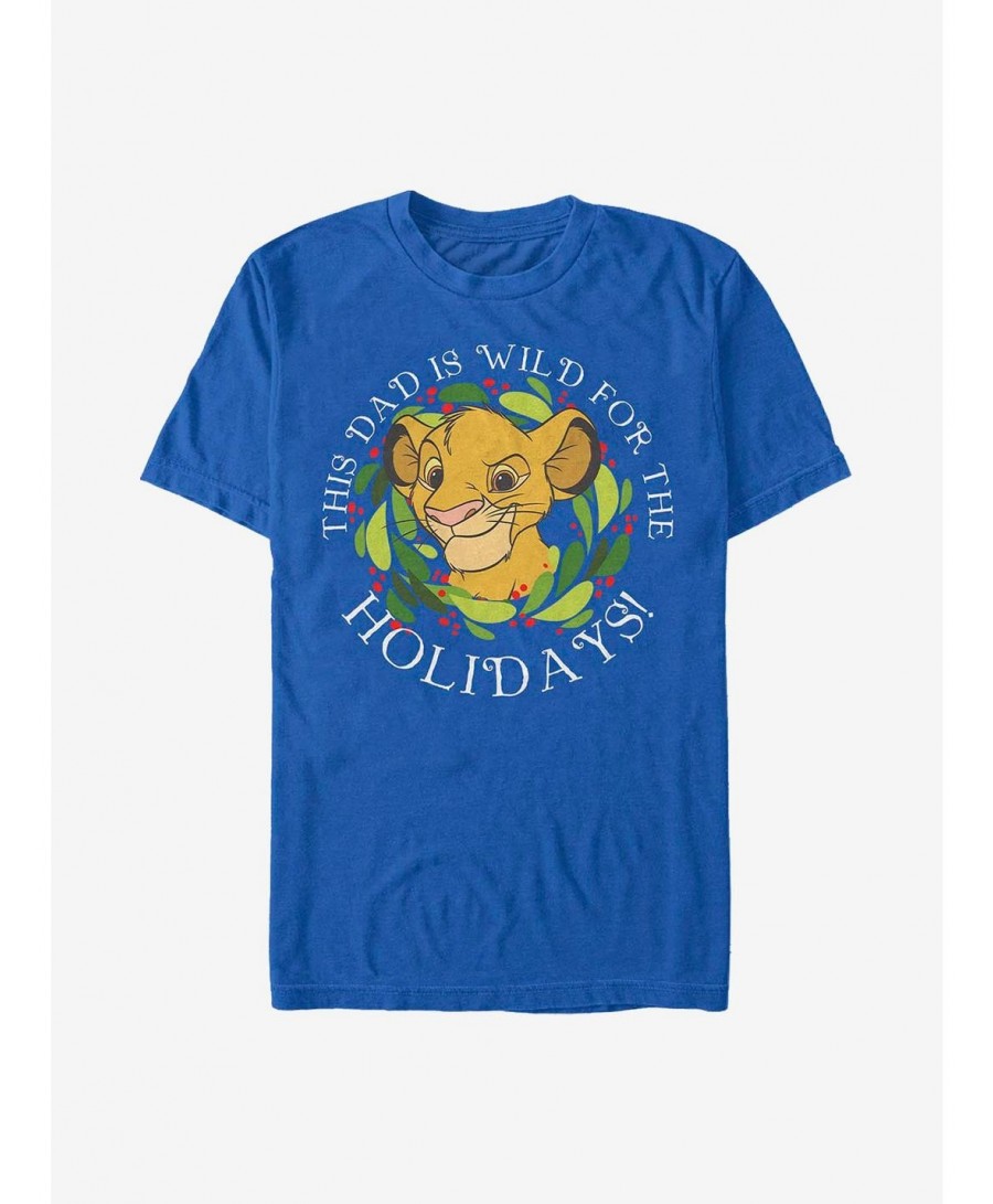 Flash Sale Disney The Lion King Wild For The Holidays T-Shirt $7.65 T-Shirts