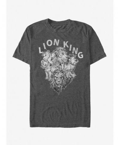 Flash Sale Disney The Lion King Heads Off T-Shirt $9.18 T-Shirts