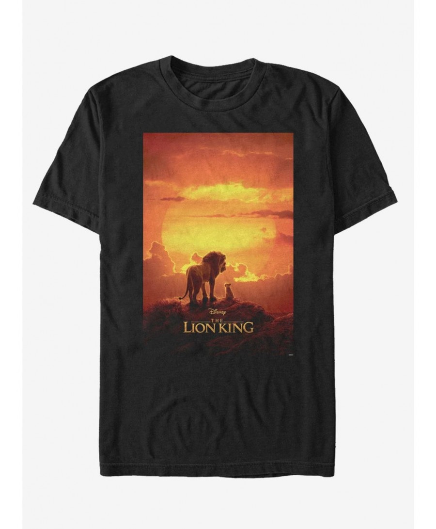 Wholesale Disney The Lion King 2019 Pride Rock Poster T-Shirt $7.07 T-Shirts