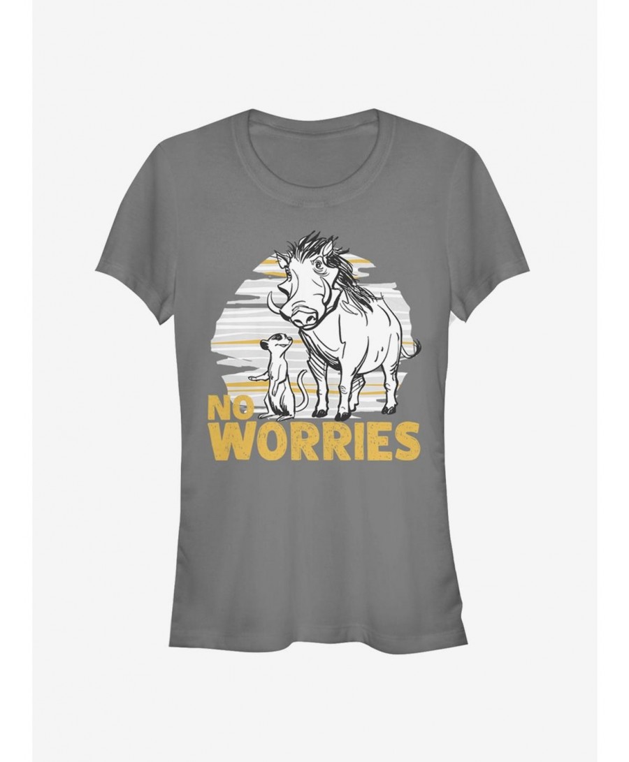 Clearance Disney The Lion King 2019 No Worries Club Girls T-Shirt $6.37 T-Shirts