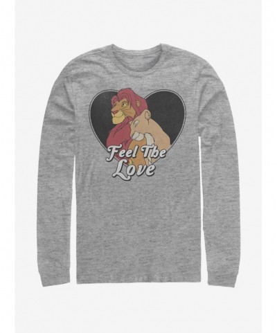 Value for Money Disney The Lion King Feel The Love Long-Sleeve T-Shirt $8.16 T-Shirts