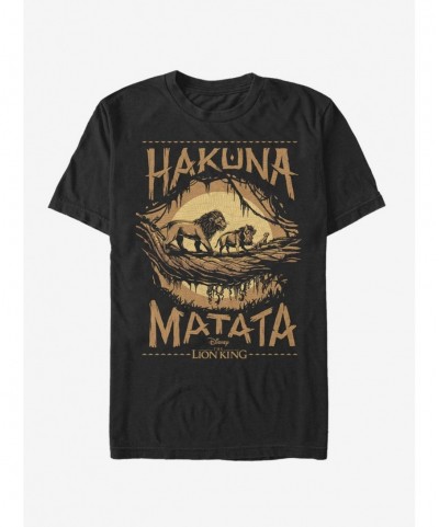 Discount Disney The Lion King 2019 Savannah Poster T-Shirt $7.65 T-Shirts