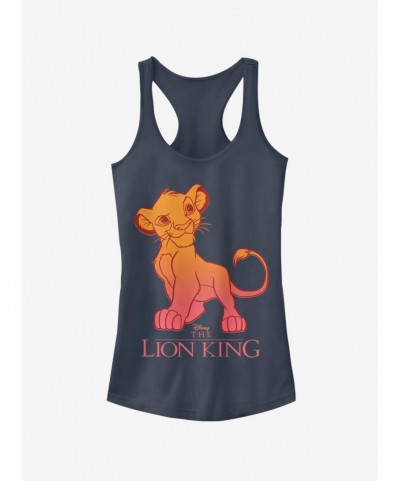 Trendy Disney The Lion King Simba Fade Girls Tank $8.96 Tanks