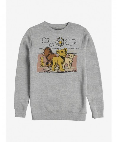 Festival Price Disney The Lion King 2019 Hakuna Group Sweatshirt $10.04 Sweatshirts