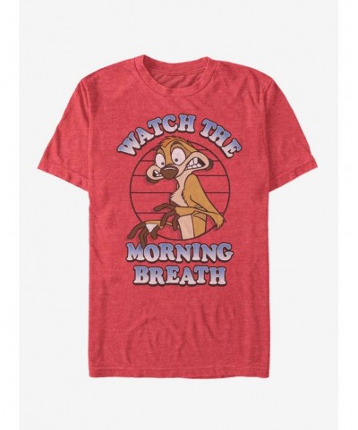 Fashion Disney The Lion King Morning Breath T-Shirt $9.37 T-Shirts