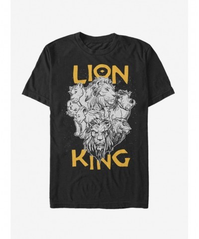 Flash Sale Disney The Lion King 2019 Cast Photo T-Shirt $8.60 T-Shirts