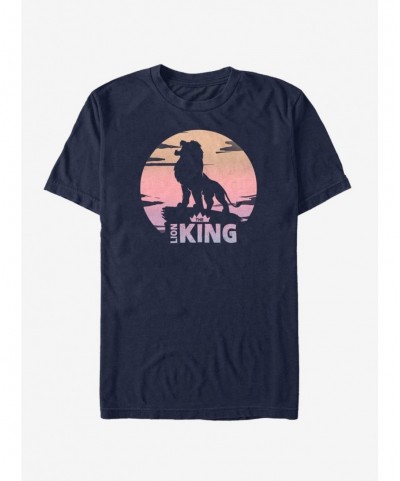 Hot Selling Disney The Lion King 2019 Sunset Logo T-Shirt $9.56 T-Shirts