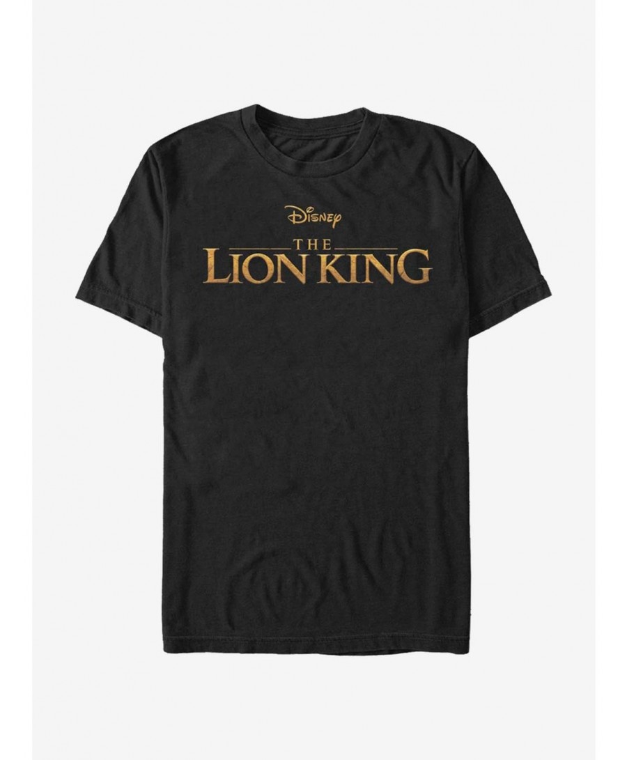 Pre-sale Discount Disney The Lion King Lion King Live Action Logo T-Shirt $6.31 T-Shirts