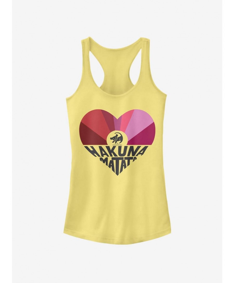 Huge Discount Disney The Lion King Hakuna Rainbow Girls Tank $9.76 Tanks