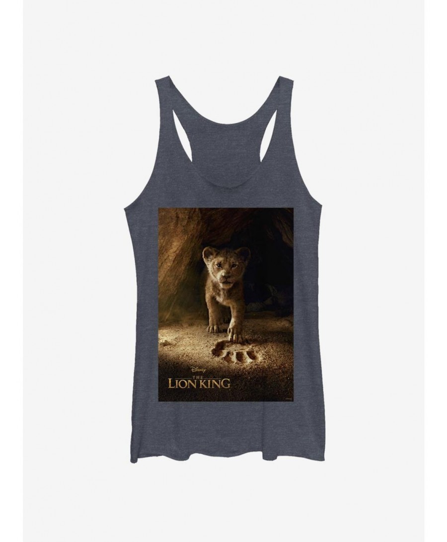 New Arrival Disney The Lion King 2019 Simba Poster Girls Tank $7.04 Tanks