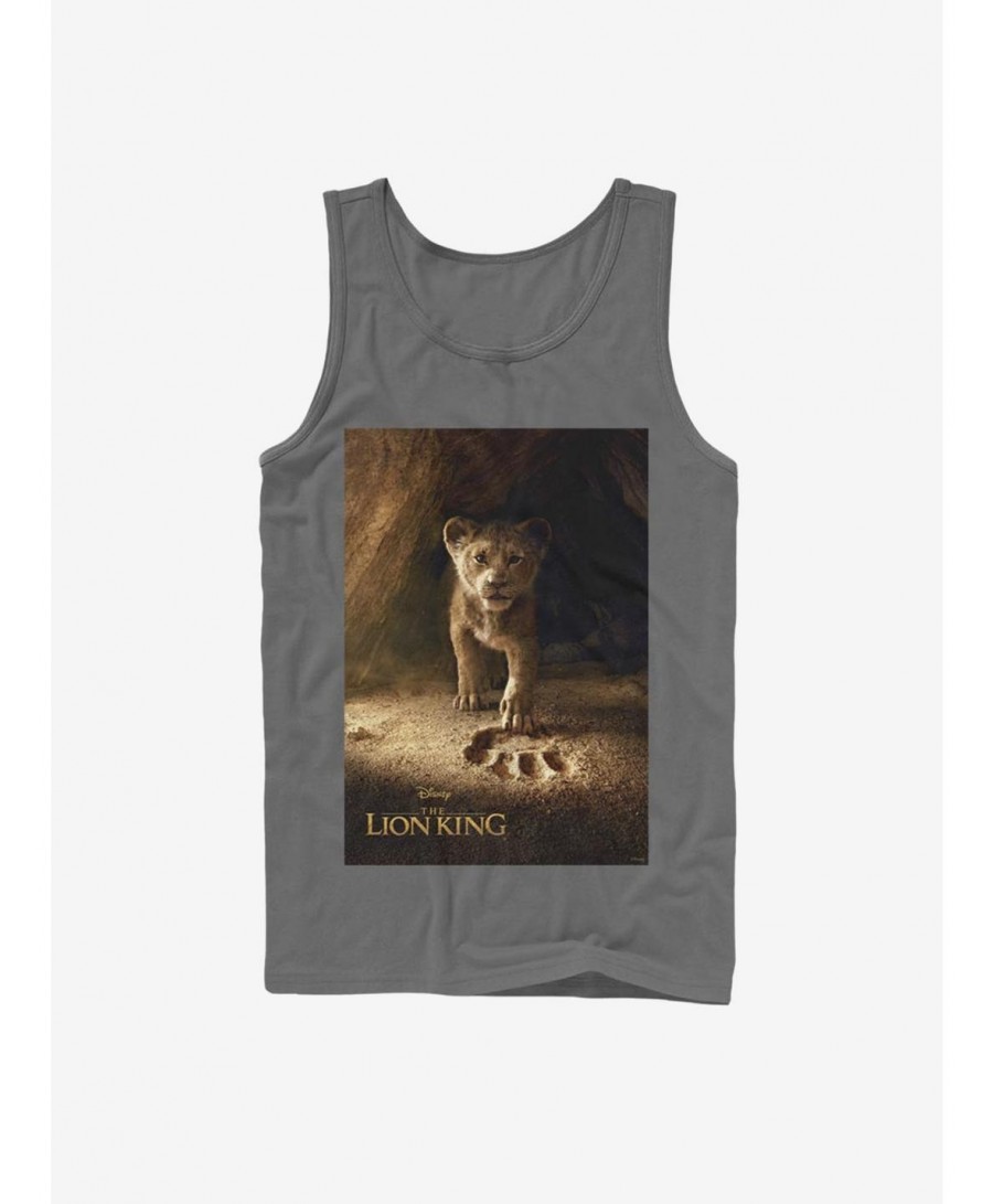 Big Sale Disney The Lion King 2019 Simba Poster Tank $8.17 Tanks