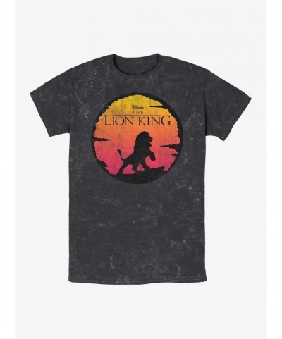 New Arrival Disney The Lion King Kinged Mineral Wash T-Shirt $9.12 T-Shirts