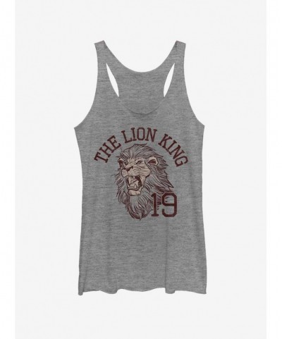 Value Item Disney The Lion King Varsity Vintage Simba Girls Tank $7.87 Tanks