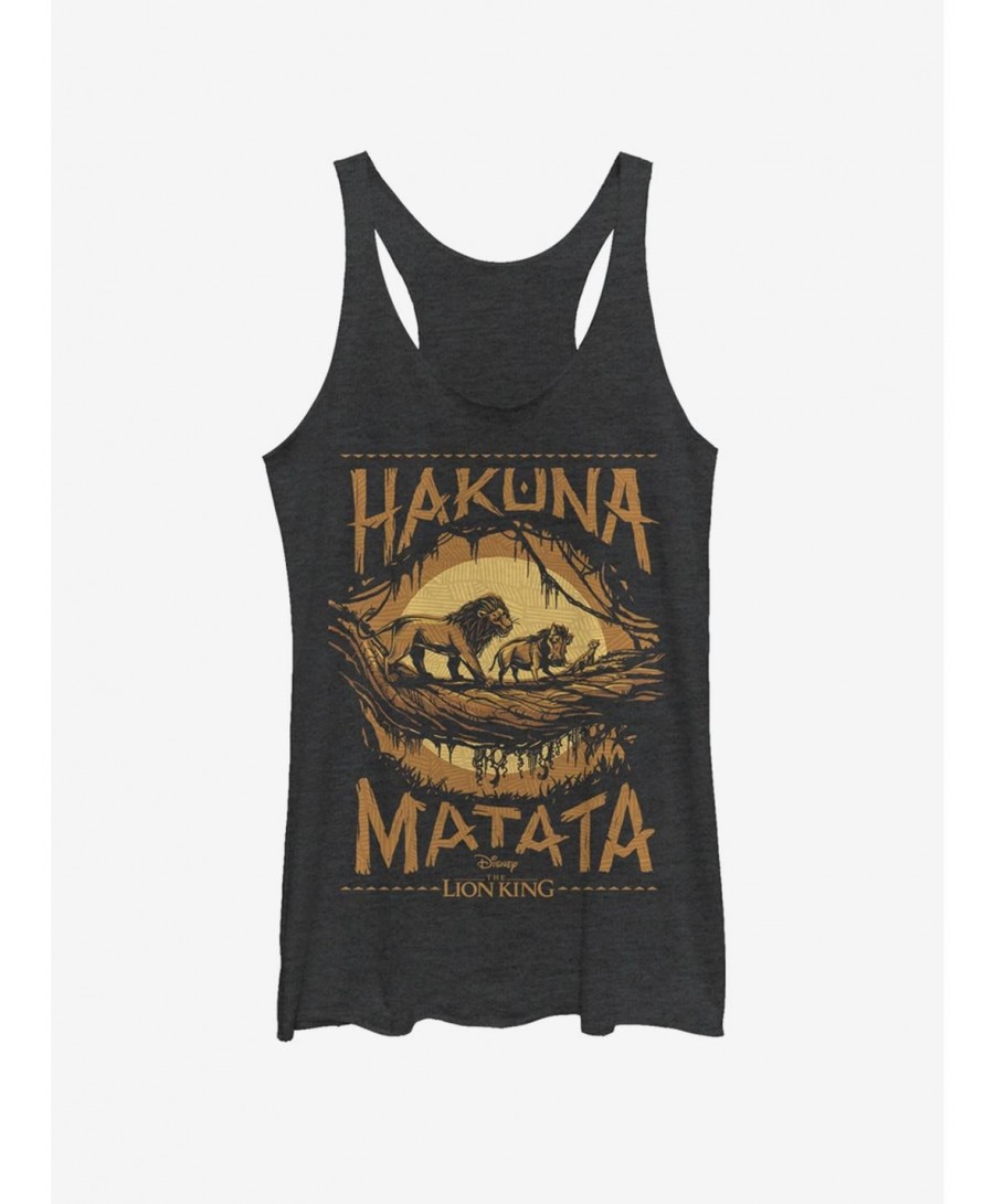 Premium Disney The Lion King 2019 Savanna Poster Girls Tank $8.70 Tanks