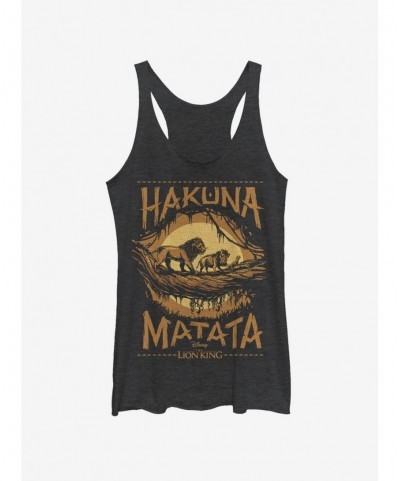 Premium Disney The Lion King 2019 Savanna Poster Girls Tank $8.70 Tanks