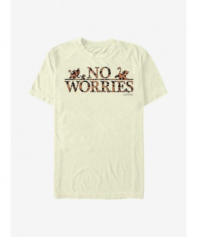 Flash Sale Disney Lion King No Worries Leopard Fill T-Shirt $8.22 T-Shirts