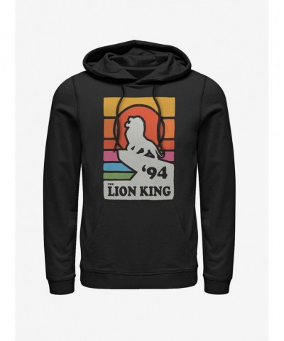 Absolute Discount Disney The Lion King 2019 Vintage Rainbow Hoodie $13.29 Hoodies