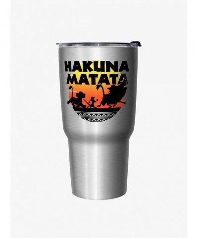 Discount Sale Disney The Lion King Sunset Hakuna Travel Mug $7.42 Mugs