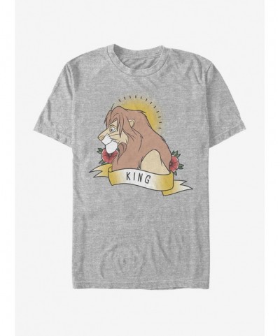 Bestselling Disney The Lion King King T-Shirt $7.07 T-Shirts