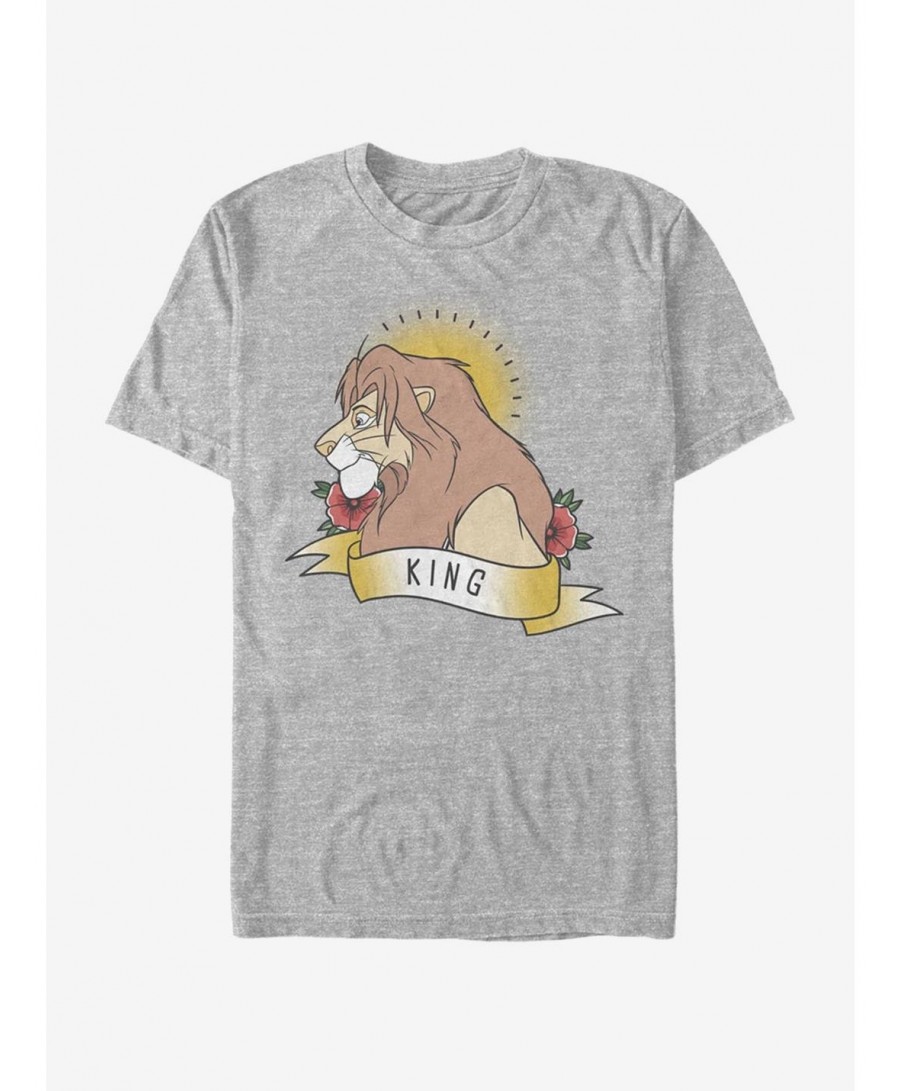 Bestselling Disney The Lion King King T-Shirt $7.07 T-Shirts