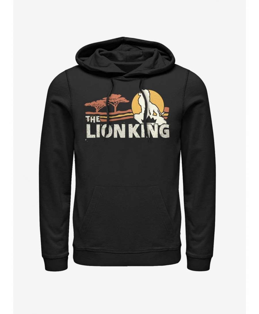 Hot Selling Disney The Lion King 2019 Savannah Scene Back Hoodie $12.21 Hoodies