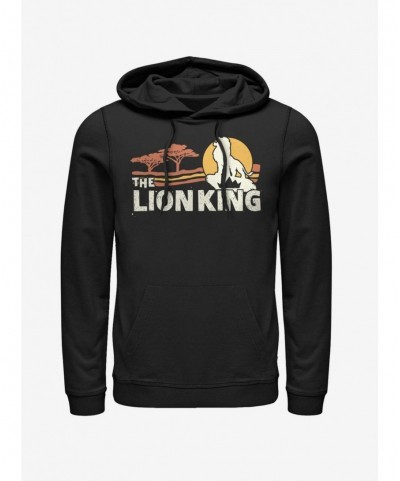 Hot Selling Disney The Lion King 2019 Savannah Scene Back Hoodie $12.21 Hoodies