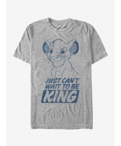 High Quality Disney Lion King Simba Can't Wait to Be King T-Shirt $5.74 T-Shirts