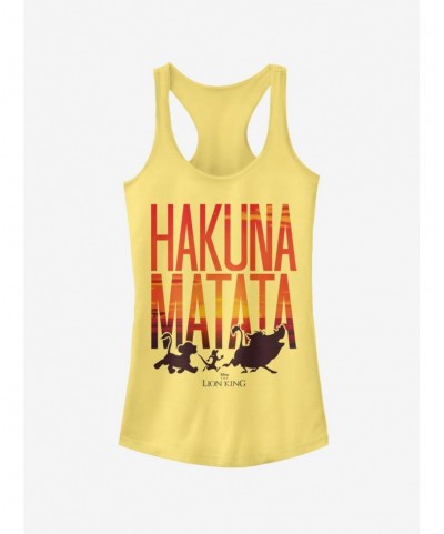 Bestselling Disney The Lion King Sunset Matata Girls Tank $7.17 Tanks