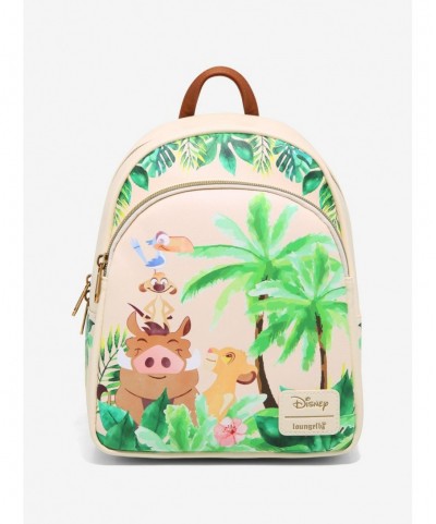 Absolute Discount Loungefly Disney The Lion King Jungle Mini Backpack $19.76 Backpacks