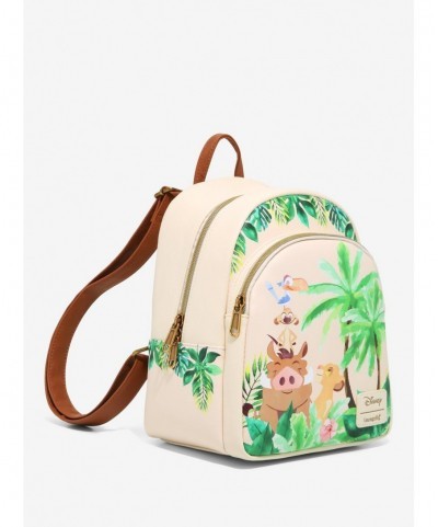 Absolute Discount Loungefly Disney The Lion King Jungle Mini Backpack $19.76 Backpacks