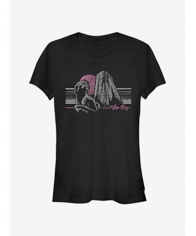 Limited Time Special Disney The Lion King Rock Lines Girls T-Shirt $7.97 T-Shirts