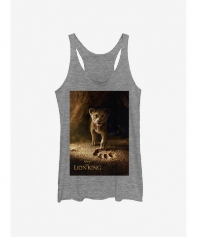 High Quality Disney The Lion King 2019 Simba Poster Girls Tank $9.32 Tanks