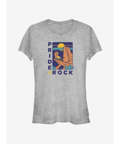 Huge Discount Disney The Lion King Pride Rock Badge Girls T-Shirt $7.17 T-Shirts